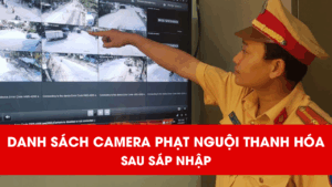 Cập nhật các điểm lắp camera phạt nguội ở Thanh Hóa sau sáp nhập