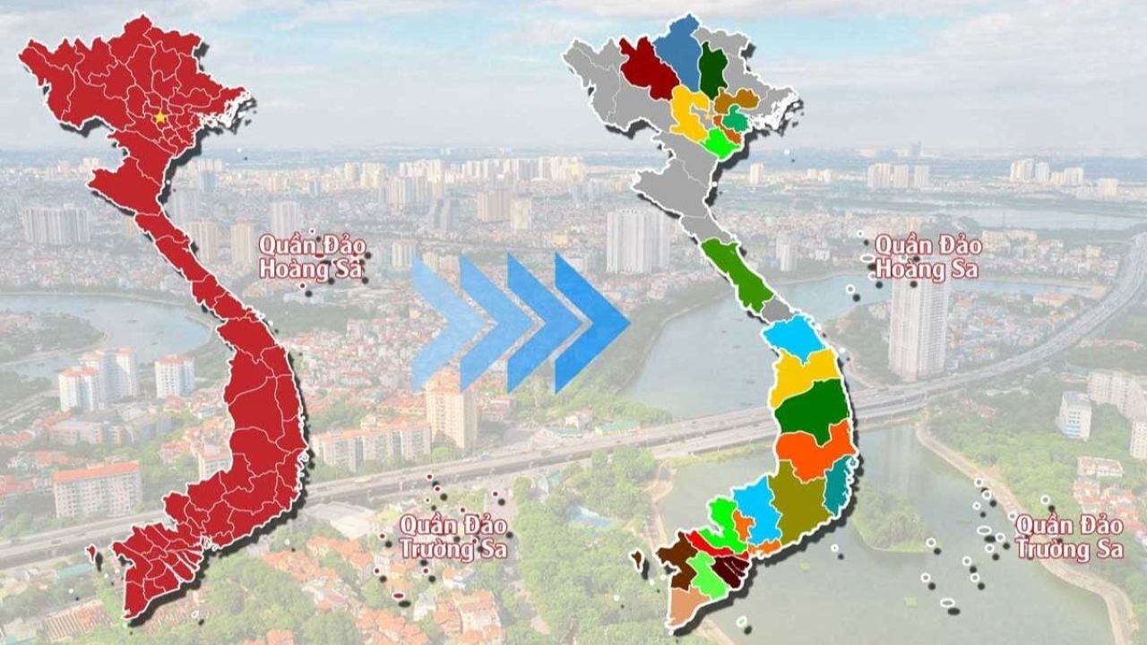 34 tỉnh thành sau sáp nhập ở Việt Nam