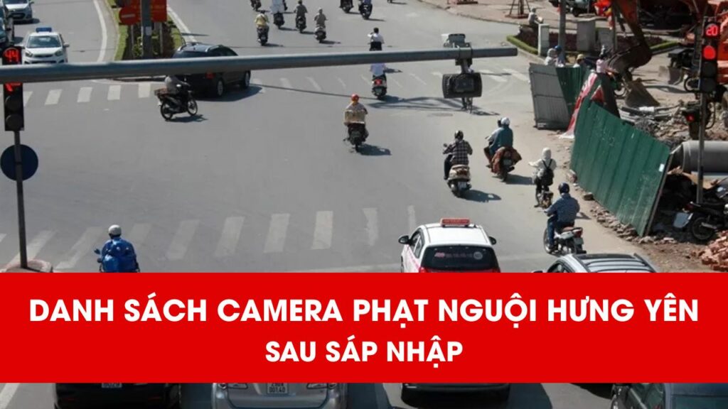 Các điểm lắp camera phạt nguội ở Hưng Yên sau sáp nhập